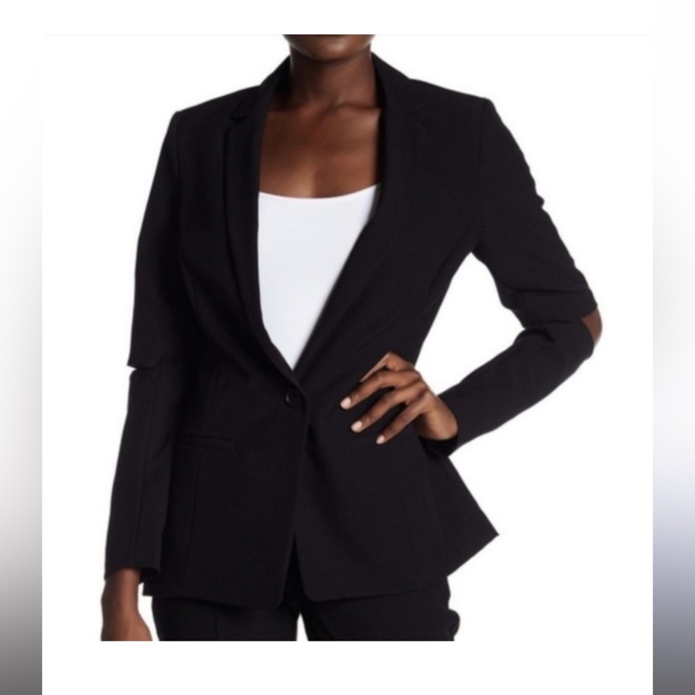 Black blazer with cut outs